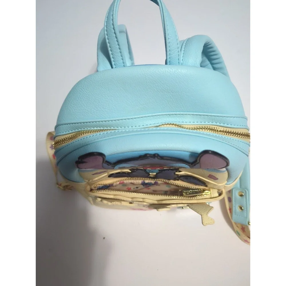 Disney Loungefly Summer Stitch Beach Sandcastle Mini Backpack Lilo & Stitch